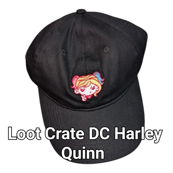 Loot Crate DC Harley Quinn Adjustable Baseball Cap Dad Hat - Picture 1 of 2